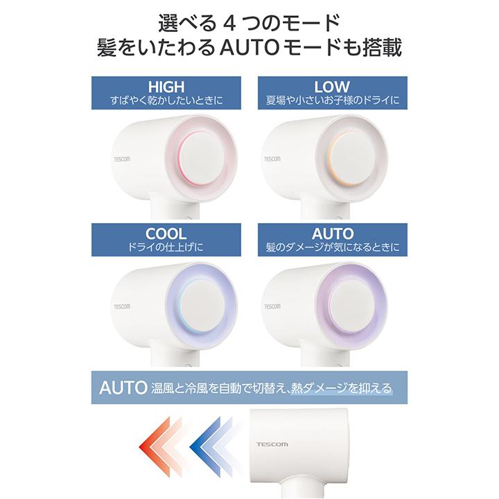 ELECOM（エレコム） テスコム ハンドドライヤー マイナスイオン ヘア
