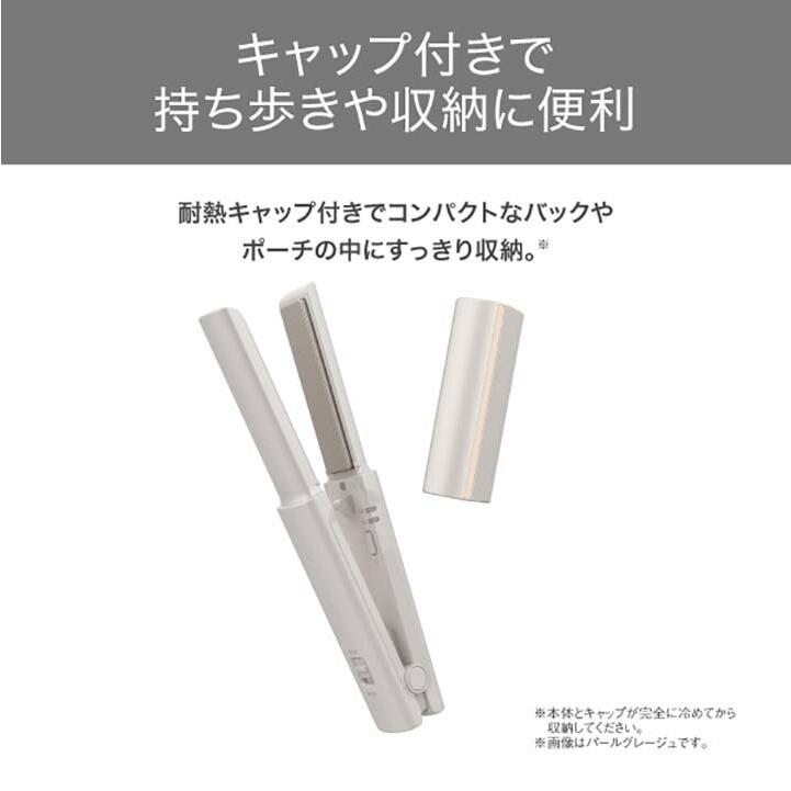 テスコム TESCOM USB モバイル ヘアアイロン ノンイオン USB給電式 コンパクト ヘアー アイロン グレー  TS310A-H｜elecom｜05