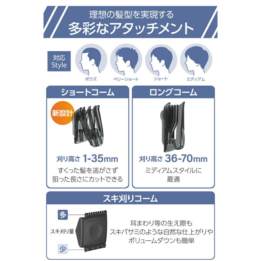 ELECOM（エレコム） テスコム ヘアーカッター バリカン ヘアカッター
