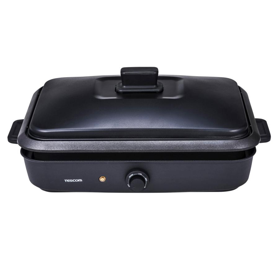 ELECOM テスコム ホットプレート 深型プレート 蒸し調理用網