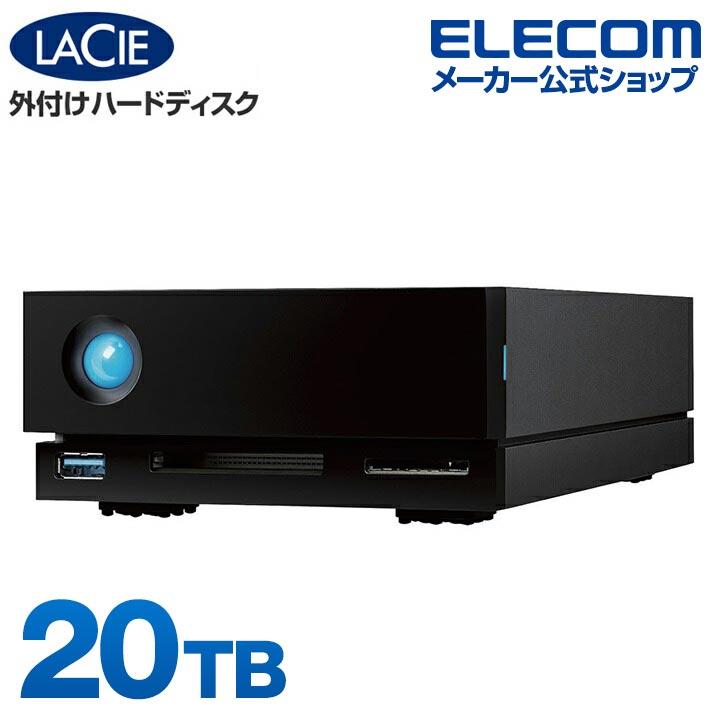 ELECOM（エレコム） LaCie 1big Dock 20TB 据置 外付け HDD Type-Cx1