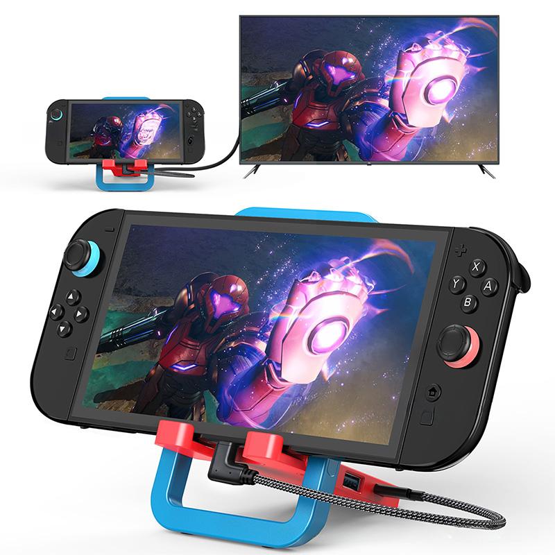 Switch2 ドックスタンド 折りたたみ収納可能 TVモード拡張ドック変換