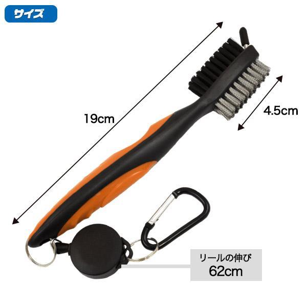 ゴルフ クラブ ブラシ ゴルフブラシ アイアンブラシ アイアン ゴルフクラブ ウェッジ アイアン 溝 手入れ おすすめ ウェッジ磨き ワイヤーブラシ ナイロンブラシ | ブランド登録なし | 04