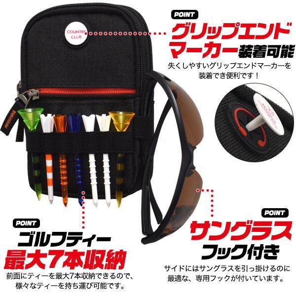 ゴルフ ベルト ポーチ ラウンド ポーチ ゴルフ 小物入 ゴルフ バッグ ゴル フティーケース ゴルフラウンド 用品 ゴルフボールケース おすすめ | ブランド登録なし | 02