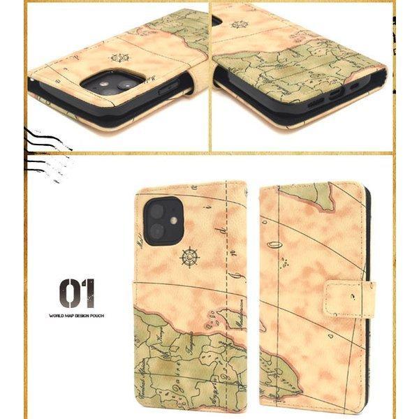 iPhone12 iPhone12 Pro 用 手帳型ケース 海図 アイフォン12 スマホケース スマホカバー iphone12 ケース アイフォン12 ケース アイホン12 ケース | ブランド登録なし | 02
