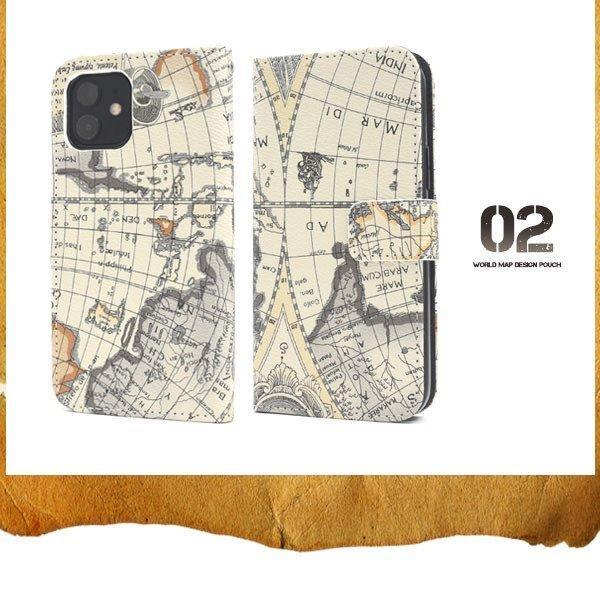 iPhone12 iPhone12 Pro 用 手帳型ケース 海図 アイフォン12 スマホケース スマホカバー iphone12 ケース アイフォン12 ケース アイホン12 ケース | ブランド登録なし | 03