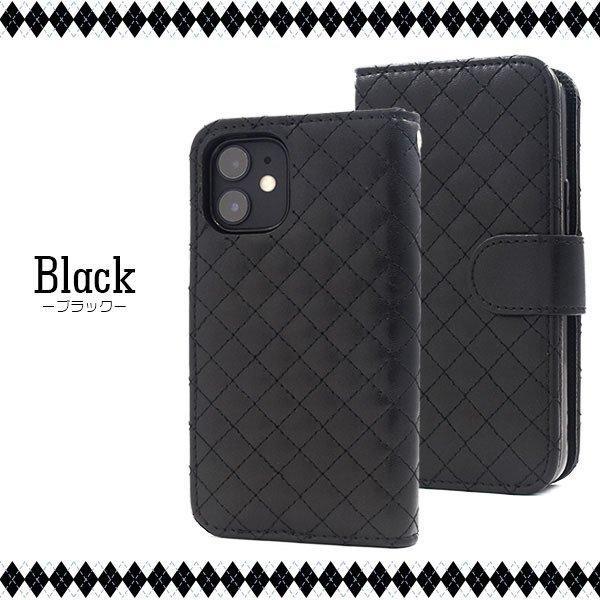 iPhone12 iPhone12 Pro 用 手帳型ケース キルティング レザー アイフォン12 スマホケース スマホカバー iphone12 ケース アイフォン12 ケース アイホン12 ケース | ブランド登録なし | 06