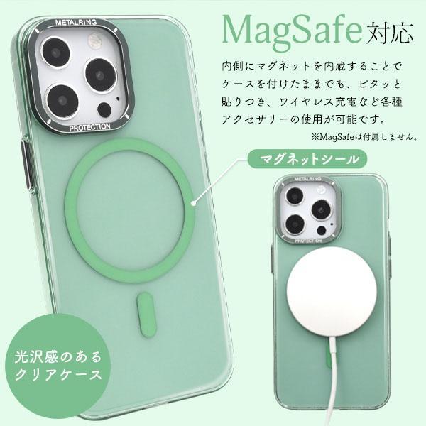 iPhone 13 pro MagSafe対応 カラー クリアケース アイフォン13 プロ アイホン かわいい おしゃれ かっこいい カラーケース 可愛 大人 上品 きれい | ブランド登録なし | 03