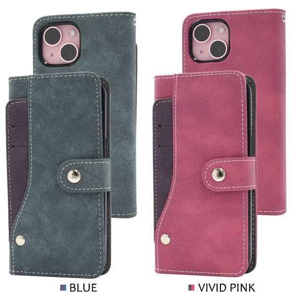 iPhone 15 ケース 大人可愛い ポケット付 ソフト レザー iPhone15 アイフォン アイホン  カバー かわいい おしゃれ かっこいい 可愛 シンプル 上品 | ブランド登録なし | 07