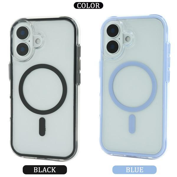 iPhone 16 16pro 16plus 16promax MagSafe対応 耐衝撃 クリア ケース 透明 iPhone16 プロ プロマックス pro plus promax アイフォン アイホン カバー かわいい | ブランド登録なし | 04