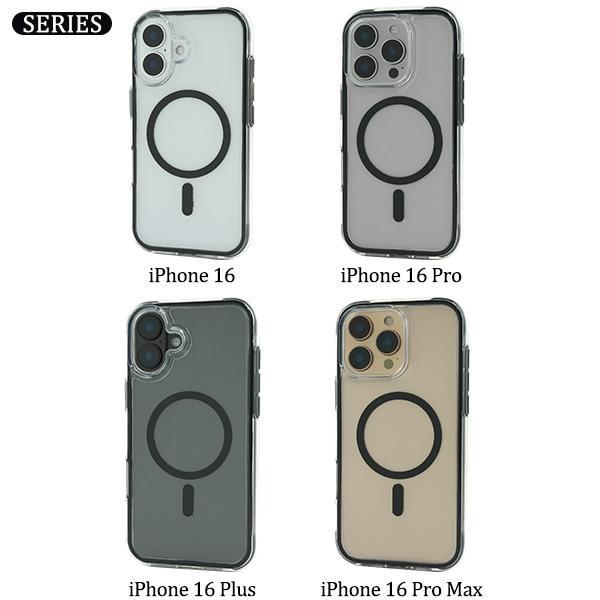 iPhone 16 16pro 16plus 16promax MagSafe対応 耐衝撃 クリア ケース 透明 iPhone16 プロ プロマックス pro plus promax アイフォン アイホン カバー かわいい | ブランド登録なし | 07