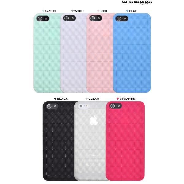 アイフォンケース iPhone5/5S/iPhoneSE用 ラティスデザインソフトケース iPhone5ケース アイフォン5ケース アイフォン5カバー | ブランド登録なし | 02