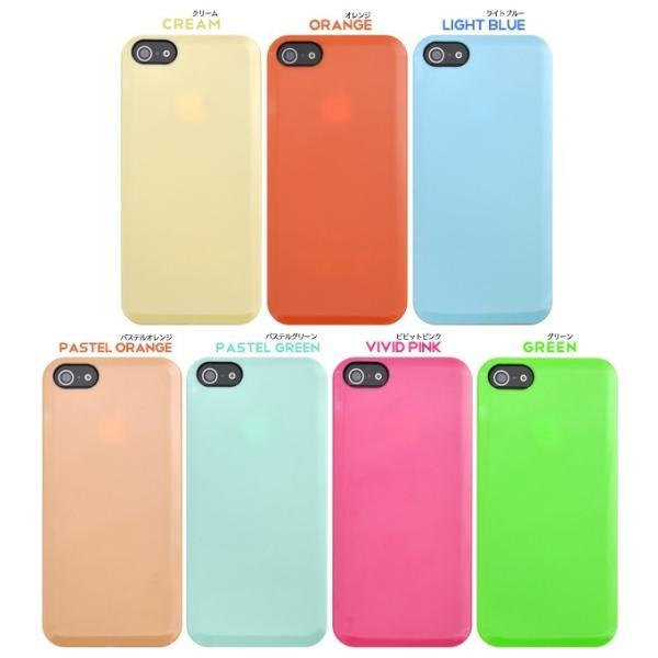 アイフォンケース iPhone5/5S/iPhoneSE用 パステルカラーケース iPhone5ケース アイフォン5ケース アイフォン5カバー | ブランド登録なし | 02