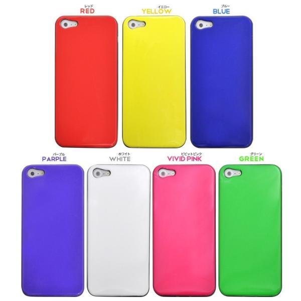 アイフォンケース iPhone5専用 ビビットカラーソフトケース iPhone5ケース アイフォン5ケース アイフォン5カバー | ブランド登録なし | 02