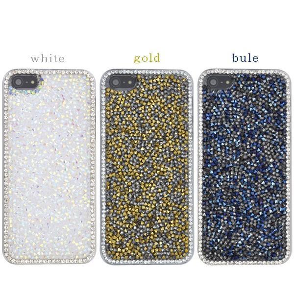 アイフォンケース iPhone5/5S/iPhoneSE用 ひし形ストーンデコケース iPhone5ケース アイフォン5ケース アイフォン5カバー | ブランド登録なし | 02
