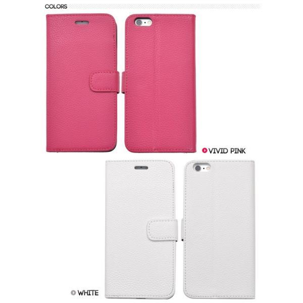 アイフォンケース iPhone 6 Plus用 カラーレザーデザインスタンドケースポーチ 手帳型 アイフォン6  ケースカバー | ブランド登録なし | 03
