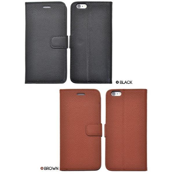 アイフォンケース iPhone 6 Plus用 カラーレザーデザインスタンドケースポーチ 手帳型 アイフォン6  ケースカバー | ブランド登録なし | 04