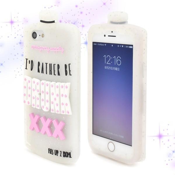 アイフォンケース iPhone7/iPhone8/6/6S(4.7インチ)用 ラメホロドリンクケース おもしろシリコンケース アイフォン シックス セブン エイト | ブランド登録なし | 02