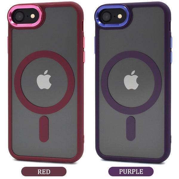 iPhoneSE 第2世代 第3世代 8 / 7 / 6 / 6s MagSafe対応 マット クリア ケース つやけし アイフォン アイホン se カバー かわいい おしゃれ ソフト | ブランド登録なし | 06