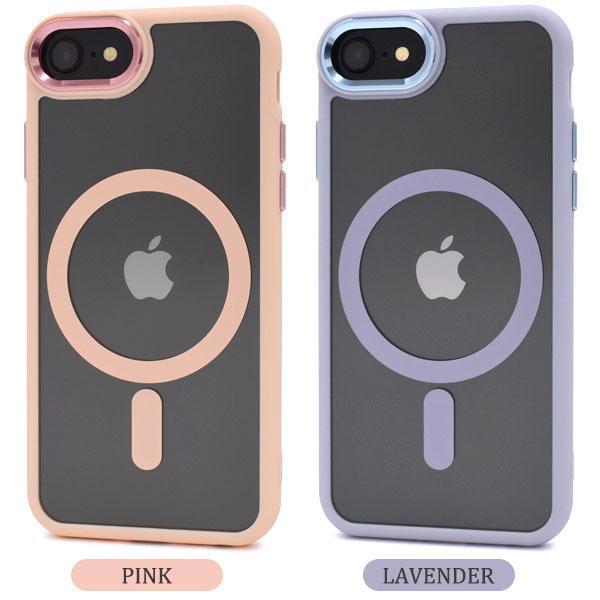 iPhoneSE 第2世代 第3世代 8 / 7 / 6 / 6s MagSafe対応 マット クリア ケース つやけし アイフォン アイホン se カバー かわいい おしゃれ ソフト | ブランド登録なし | 08
