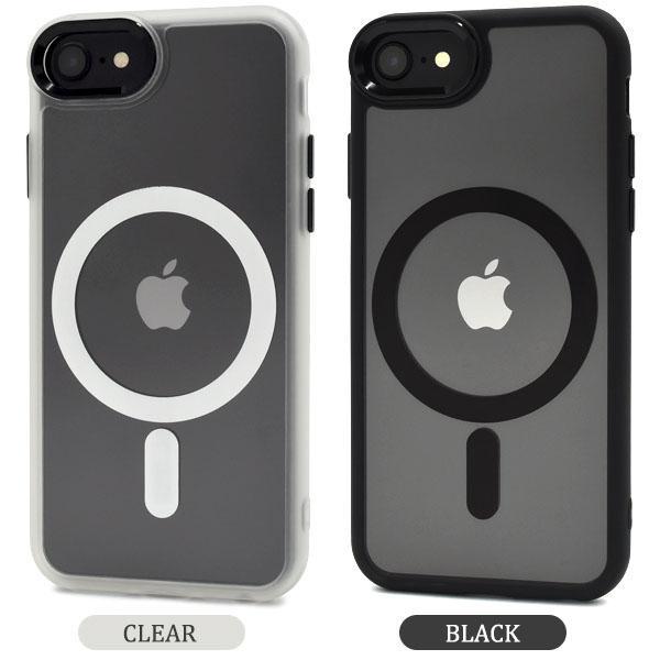 iPhoneSE 第2世代 第3世代 8 / 7 / 6 / 6s MagSafe対応 マット クリア ケース つやけし アイフォン アイホン se カバー かわいい おしゃれ ソフト | ブランド登録なし | 09