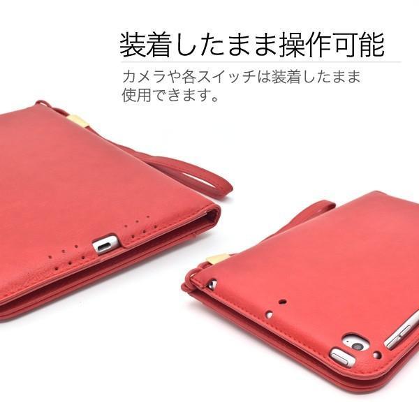 iPad mini/2/3/4用 ポケットカラーレザー手帳型ケース 手作り 手帳型 横開き スタンド機能付 for Apple iPad mini アイパッドミニ4 | ブランド登録なし | 06