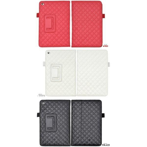 iPadケース iPad mini 4用 キルティングレザースタンドケース for Apple iPad mini アイパッドミニ4 | ブランド登録なし | 02