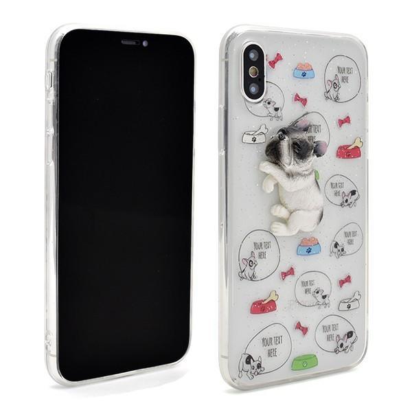 アイフォンケース iPhoneX/iPhoneXs用 すやすやわんこケース アイフォンX アイフォン10 アイフォンテン  ケースカバー | ブランド登録なし | 02