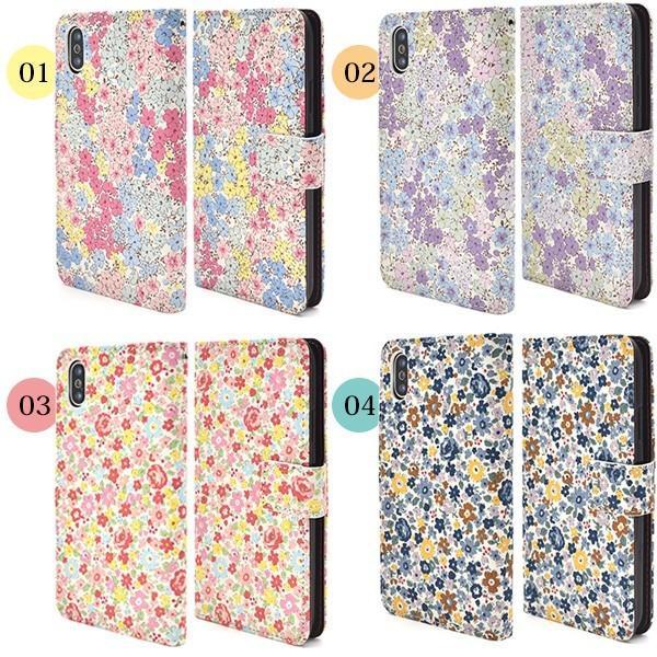 アイフォンケース iPhone X/iPhone XS用日本製生地 花柄布手帳型ケース アイフォンX アイフォン10 アイフォンテン  ケースカバー | ブランド登録なし | 04