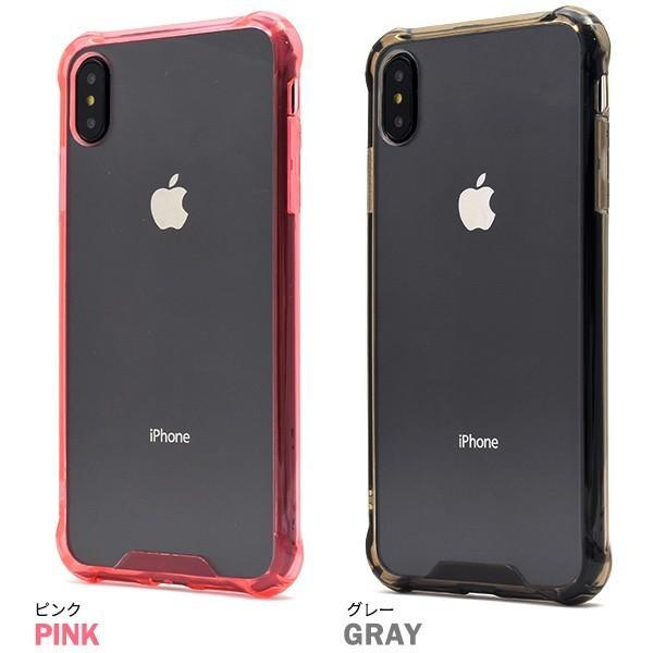 アイフォンケース iPhone XS Max用 カラーバンパークリアケース ケースカバー アイフォンテンエスマックス 6.5インチ | ブランド登録なし | 05