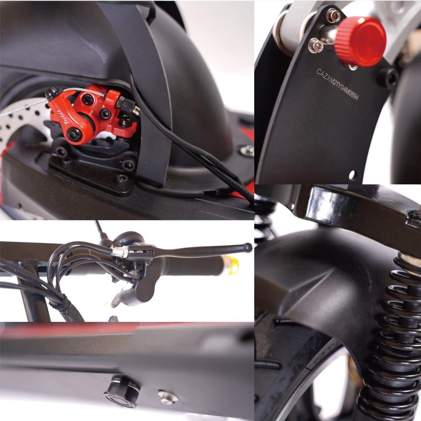 X-TRACK S1 600W 48V 10Ah【最高速度42km/h 電動スクーター】原付1種取得可能　公道走行可　電動キックボード |  | 05