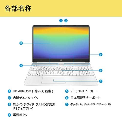 HP ノートパソコン HP 15s-fq5000 15.6インチ インテル 第12世代 Core i5 8GB 256GB SSD フルHD Windows 11｜electricunagi｜05