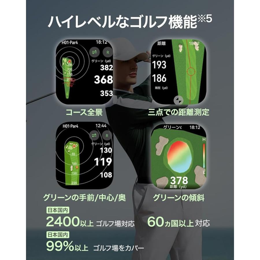 HUAWEI WATCH FIT 4 Pro スマートウォッチ 薄型軽量 ゴルフ機能 アウトドアに適した気圧計と測位システム 1.82インチ3000nitsの画像