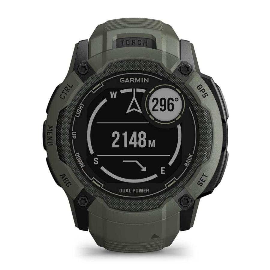 ガーミン(GARMIN) Instinct 2X Dual Power Moss タフネスGPSスマート 