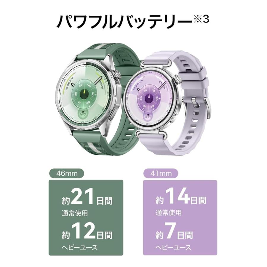 HUAWEI WATCH GT 6 46mm スマートウォッチ 1.47インチ大画面 最長21 