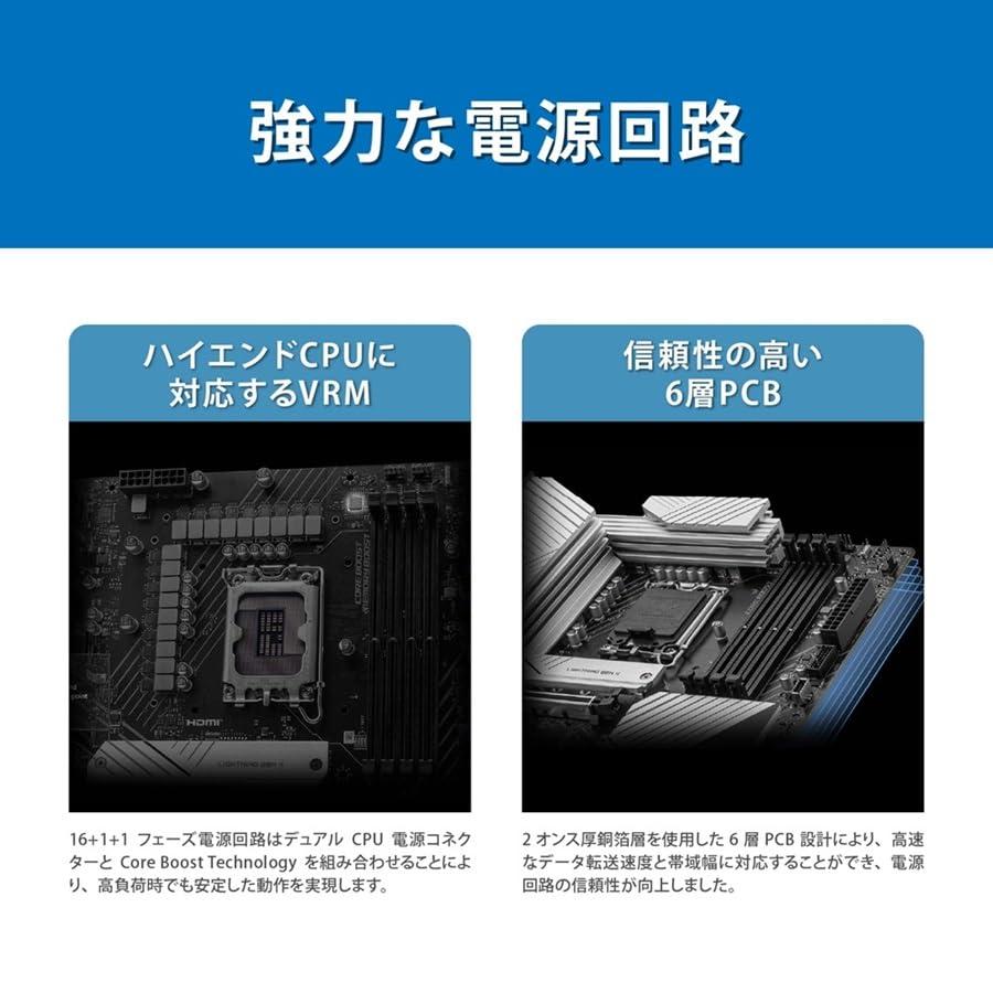 MSI PRO Z790-A MAX WIFI 第14/13/12世代Intel LGA1700 Coreプロセッサ対応 DDR5 Z790チップセット ATX マザーボード MB6305_2