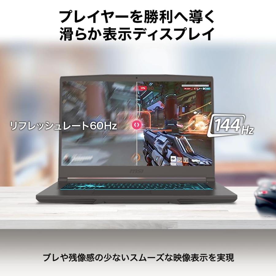 MSI ゲーミングノートPC Thin 15 B13U GeForce RTX 3050 Core i5