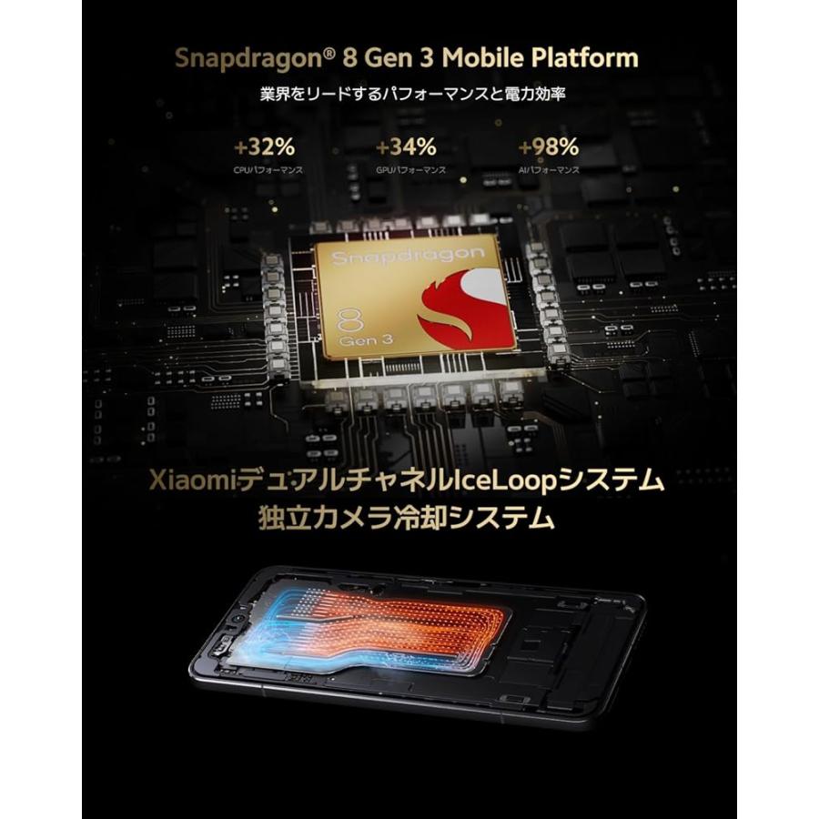 シャオミ(Xiaomi) SIMフリー スマートフォン Xiaomi 14 Ultra 日本語版