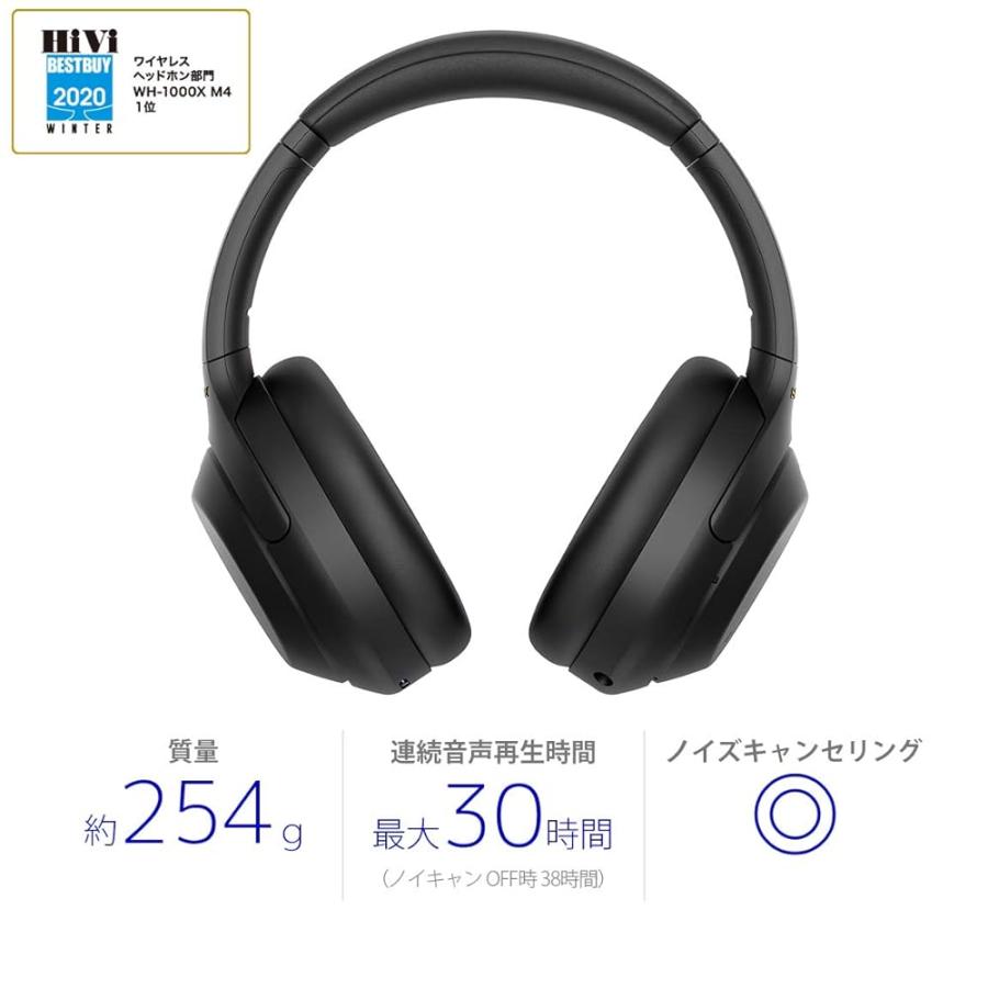 Alexa搭載 マイク付360 Reality WH-1000XM4 BM Alexa搭載/Bluetooth/ハイレゾ 最大30時間連続再生 密閉型 マイク付