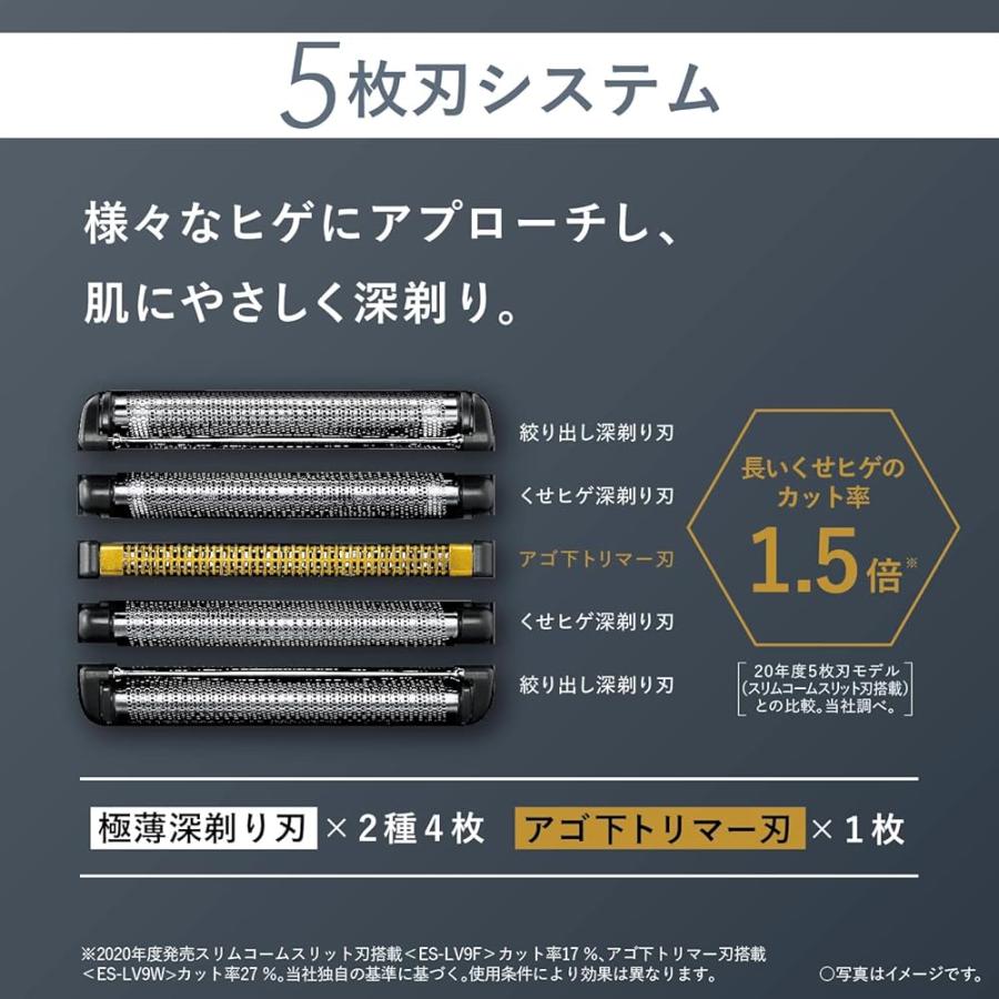 パナソニック ラムダッシュPRO メンズシェーバー 5枚刃 全自動洗浄充電