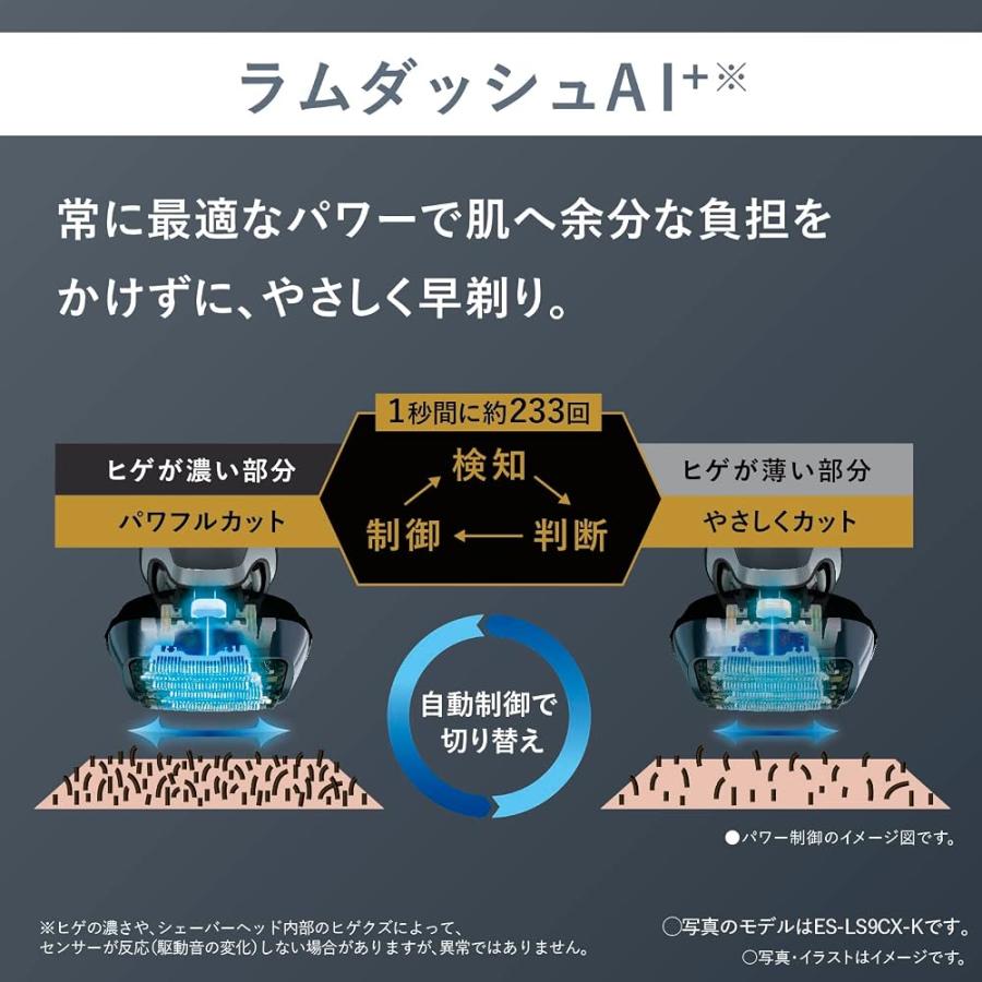 パナソニック ラムダッシュPRO メンズシェーバー 5枚刃 全自動洗浄充電