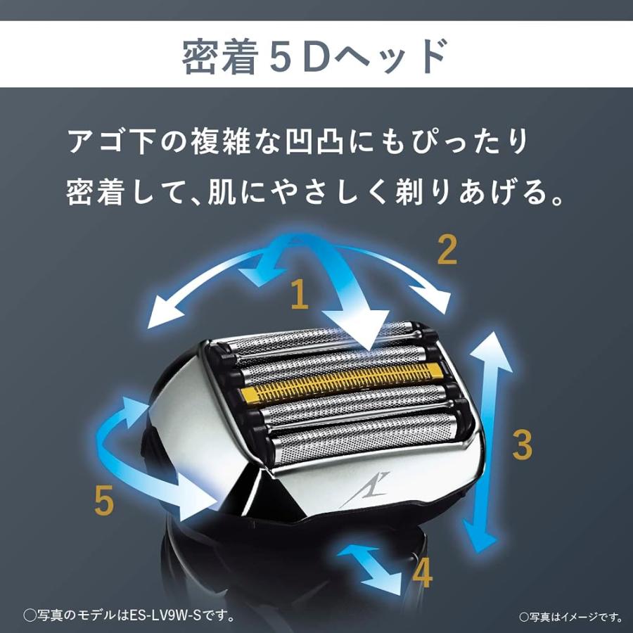 パナソニック ラムダッシュPRO メンズシェーバー 5枚刃 全自動洗浄充電