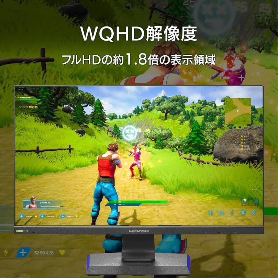 27インチ 240Hz ゲーミングモニター IODATA IODATA ゲーミングモニター 27インチ GigaCrysta 240Hz 0.2ms WQHD ADS