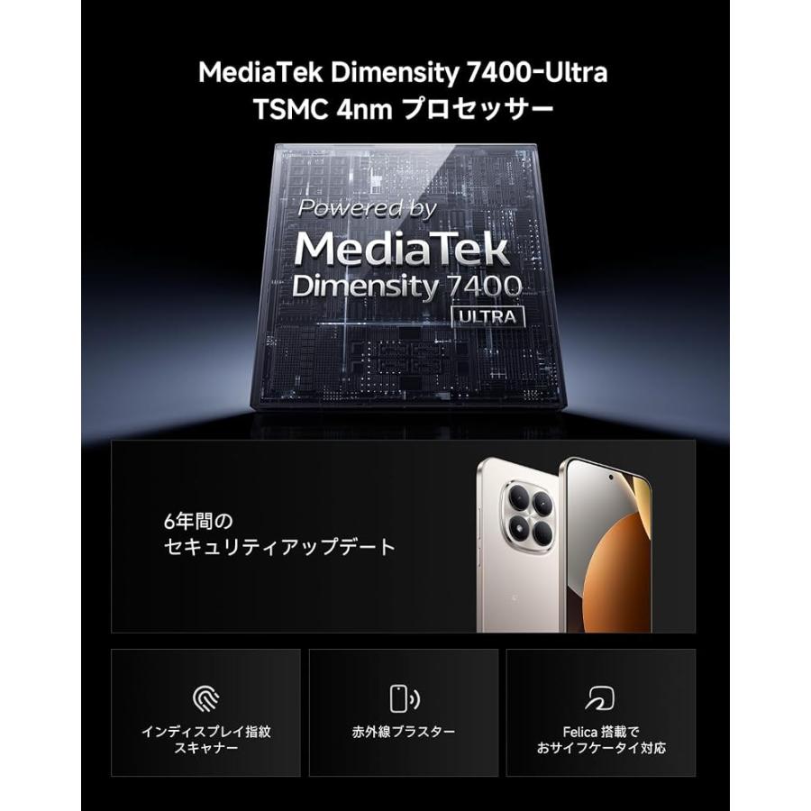 シャオミ(Xiaomi) SIMフリー スマートフォン REDMI Note 15 Pro 5G 8+