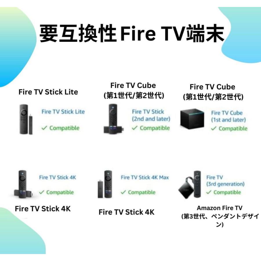 【Amazon Fire TV Stick用】 交換用 Alexa 4K リモコンのみ HD HDR- 第3世代 -音声コントロール スティックtv ファイヤースティック リモコン L5B83G｜electrojapan｜09