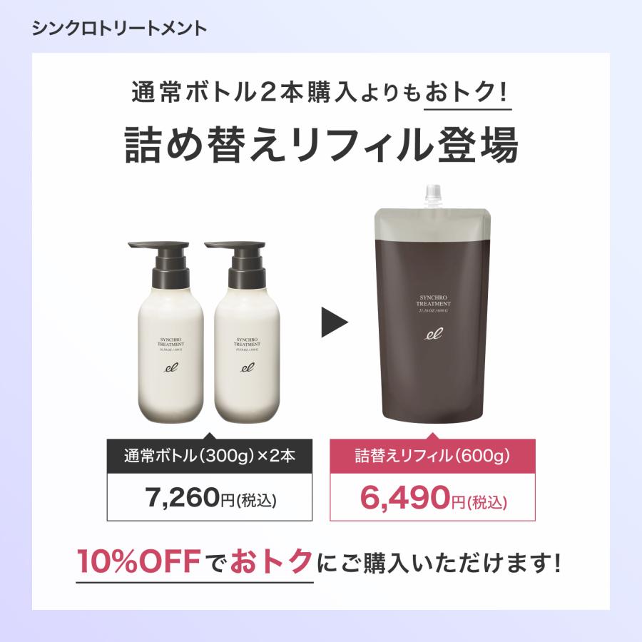 エレクトロン公式  シンクロトリートメント 300g(ボトルタイプ)  スカルプケア ヘアケア うるおい 保水 保湿 まとまり 活性電子水 電気バリブラシ | ELECTRON（コスメ、美容、ヘアケア） | 01