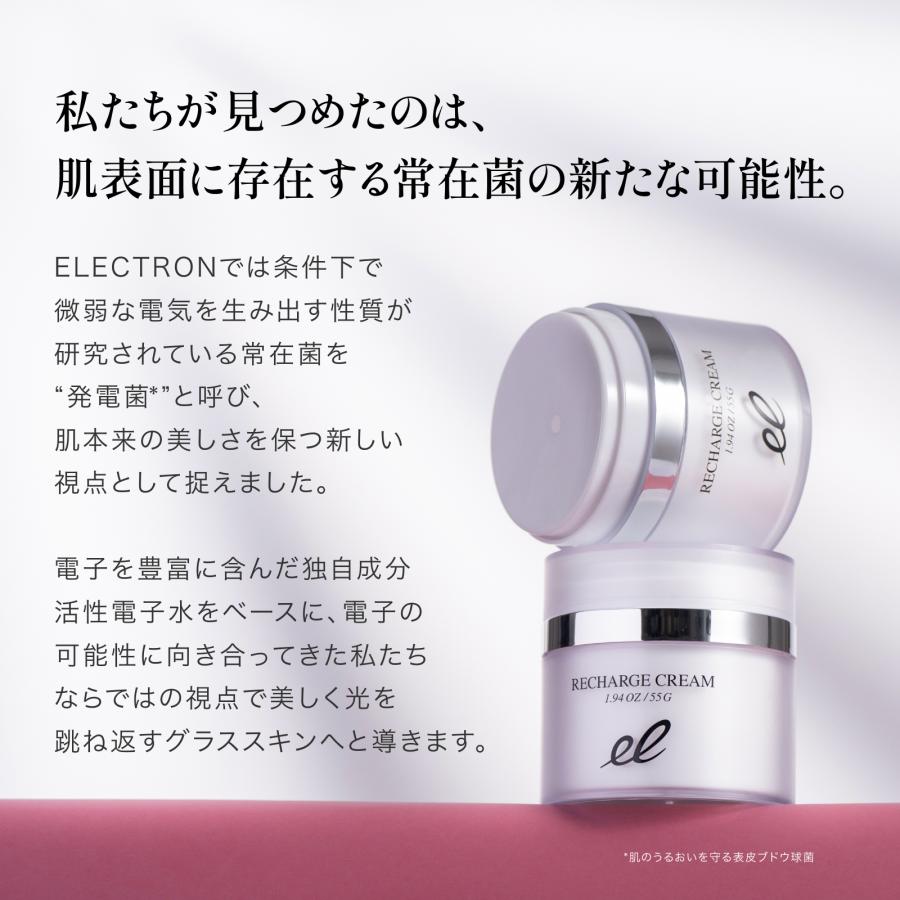 ＼特典付き先行予約受付中／エレクトロン公式 リチャージクリーム 55g スキンケア フェイスクリーム 高保湿 うるおい ハリ 乾燥 くすみ | ELECTRON（コスメ、美容、ヘアケア） | 03