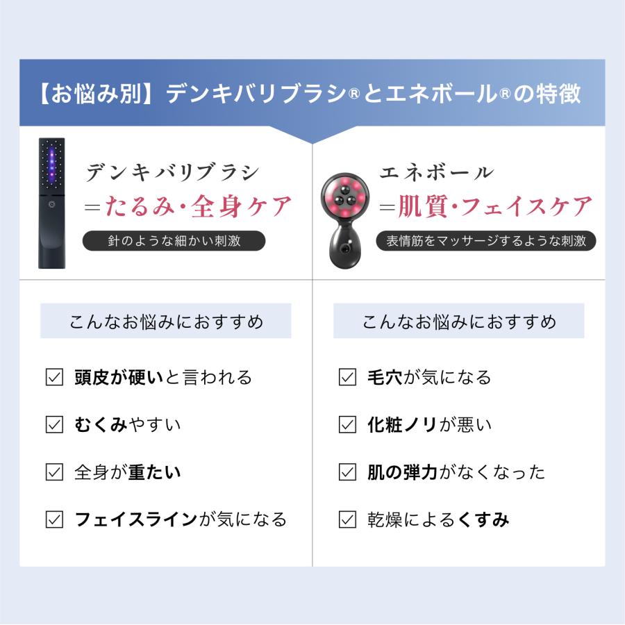 エレクトロン公式 トータルギアセット デンキバリブラシ(R)2.0+ボディ＆エネボール(R)セット 電気バリブラシ 電気針ブラシ 頭皮 顔 全身 引き締め エステ 美顔器 | ELECTRON（コスメ、美容、ヘアケア） | 03