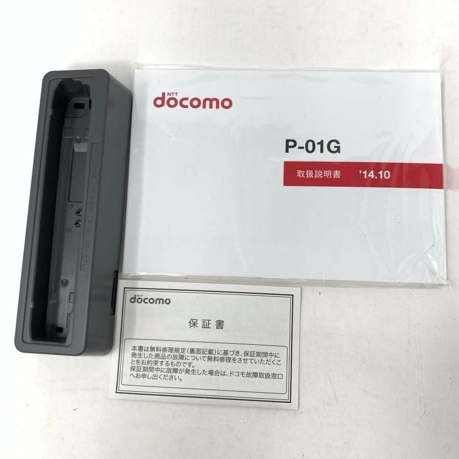 【未使用品】ドコモケータイ P-01G ブラック docomo 携帯電話｜electronic-store｜08