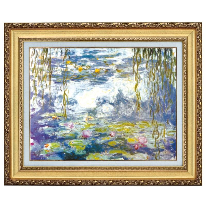 モネ 睡蓮（マルモッタン） 6号 立体複製名画 額付き 壁掛け 有名画家